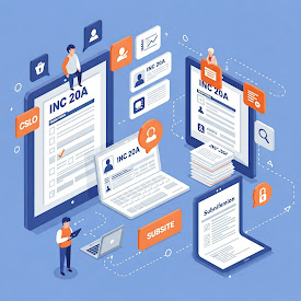 ROC Form INC 20A for new pvt ltd / commencement of business